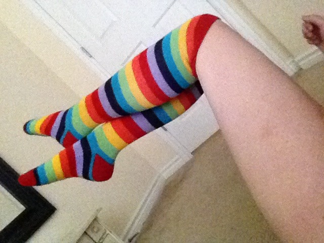 curiouscpl702:  More recent pictures for you!  Now with Stripes!  ;)