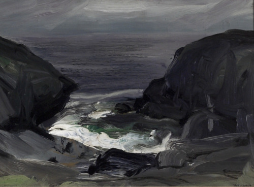 geritsel:George Wesley Bellows - Rough and rocky coast- and seascapes