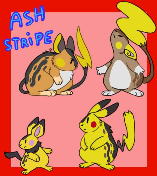 Pikachu Evolution Variants