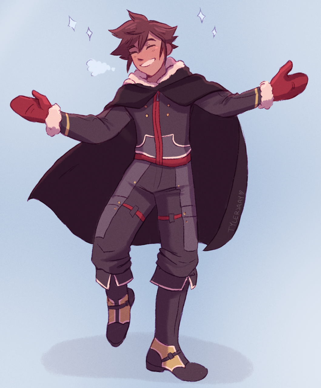 tylerjaay27:  I really wanted winter clothes in Arendelle, I think Sora would look super cute 