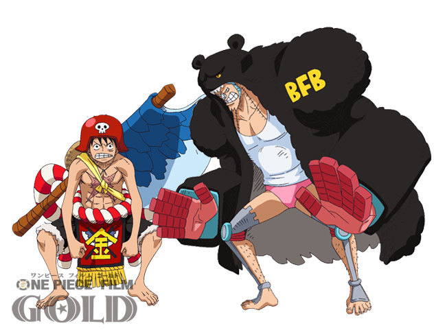 Nuevos diseños de personajes de la película ONE PIECE FILM GOLD.