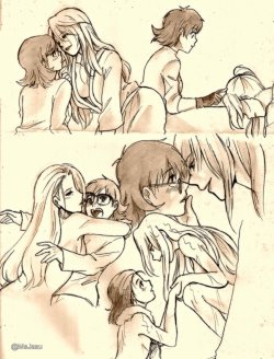 msjasu: Literal ‘Yuri’ on Ice Cuz I’m thirsting for a fem version of Viktuuri :’D just a quick sketch dump to make up for my inactivity!!  Edit: Just changed the description a bit :’D 