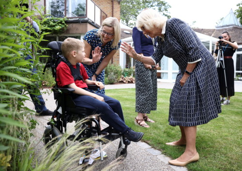 The Duchess of Cornwall, Patron, visits Helen &amp; Douglas House. Oxford, 13.07.2021