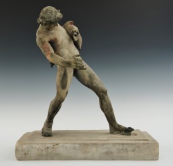 hadrian6:  A Bronze Archaic Statue of a Satyr