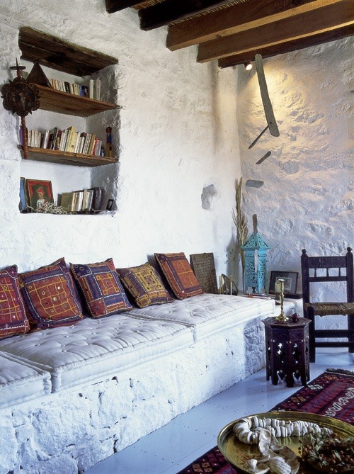 frommoon2moon:  Bohemian Homes: Mediterranean Living 