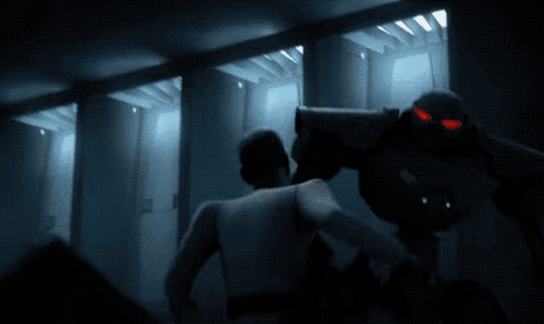 aredhel-of-thrawndolin: Favorite Thrawn Moments: (2/?) Thrawn vs. Assassin Droids Agent Kallus repro