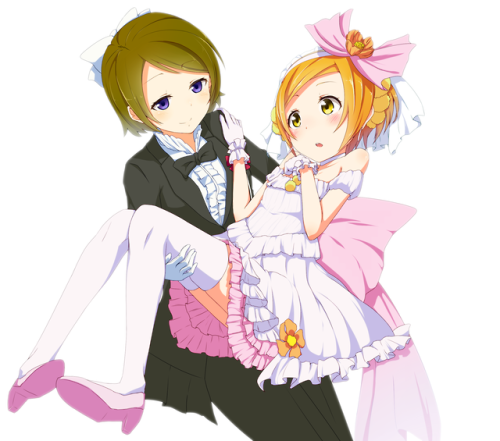 ✧･ﾟ: *✧ Carrying Her Bride ✧ *:･ﾟ✧♡ Characters ♡ : Hanayo Koizumi ♥ Rin Hoshizora♢ Anime ♢ : Love Li