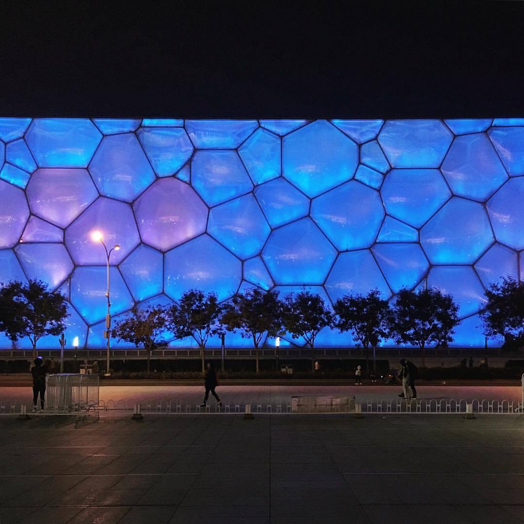 The #Watercube by PTW Architects + @arupgroup (2008) for the #Beijing Olympics 🇨🇳 #ArchDaily #architecture #instagood #china #iphonesia (at Beijing Olympic Park)