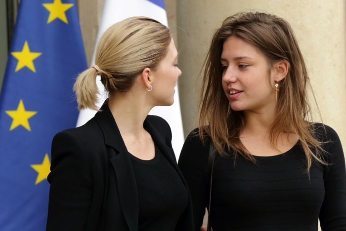 gay-notgay:  Adèle Exarchopoulos and Léa Seydoux  I want them together