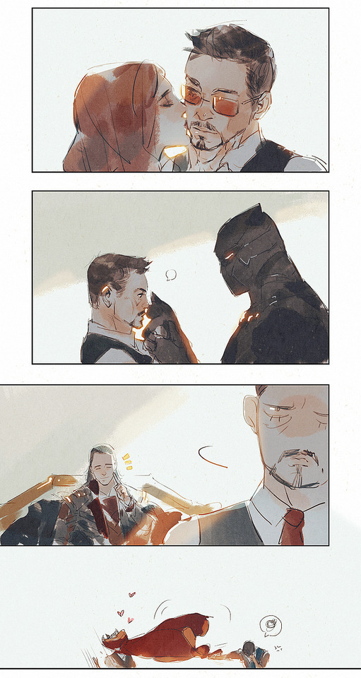 Happy Birthday, Tony, We All Love You!! Front Page:http://rdjlock.tumblr.com/post/157237375139/mcu-all-member-stony-happy-valentines-day