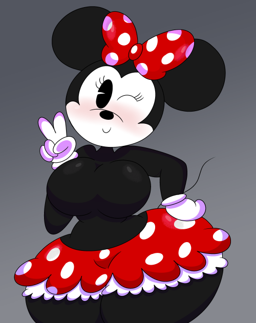  Don’t worry, I’ll do more. This Minnie is a warm up doodle. 