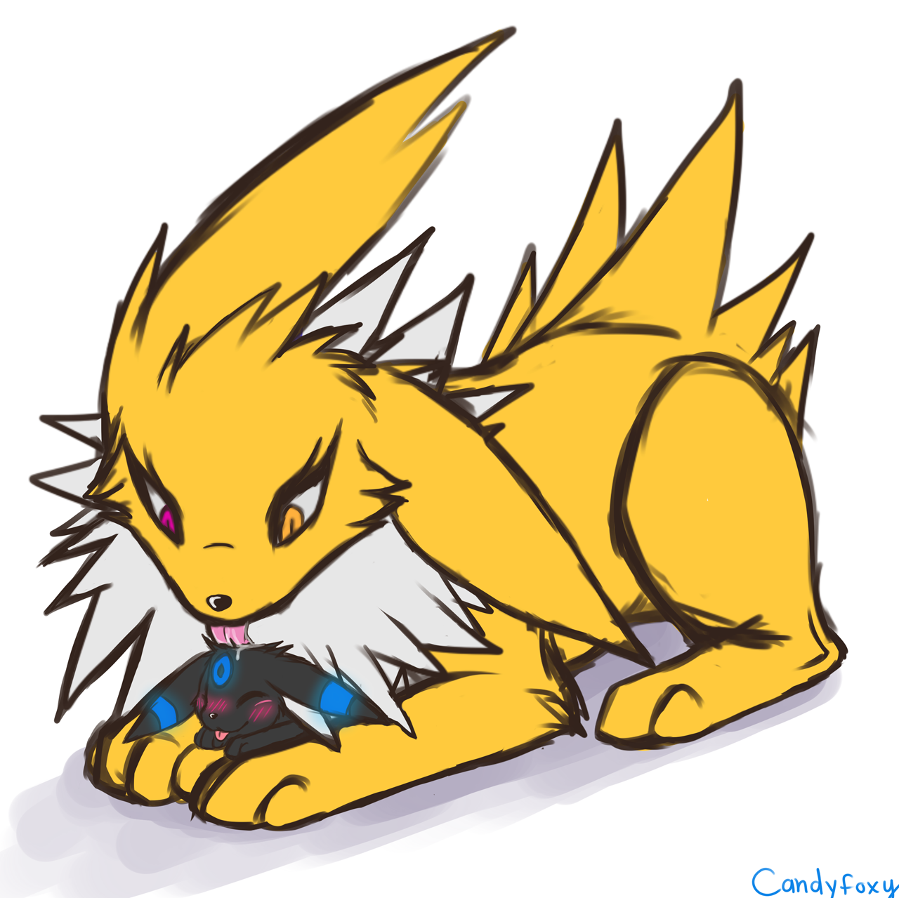 Jolteons Fluff Commission For A Certain Shiny Umbreon I M Not