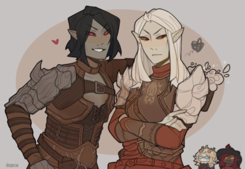 naryuslittlehero:my favourite part of summerset DLC? naryu and hero adopting veya of course, wydDo n