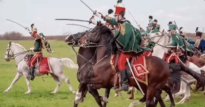 mountedhistory:Hungarian Hussars 