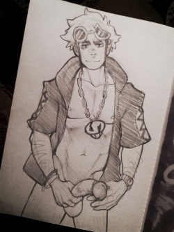 jasdavi:guzma sketch from yesterday :)