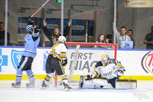 Harrison Browne scored his first goal and the first goal for the Buffalo Beauts of the 2016-2017 NWH