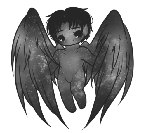 catofblue:Chibi StarChild!Marco from Moami ‘s Fic: Nightglow!I absolutely loooove this fic, and I’ve