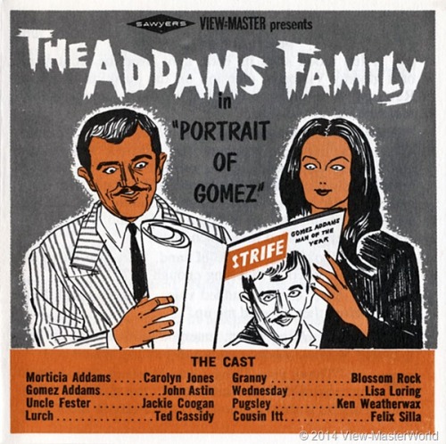 morticiasgrandromance: The Addams Family “Portrait of Gomez” View-Master slides in origi