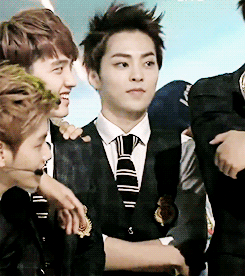 sonnaeuns:  qt minseok during #growl12thwin 