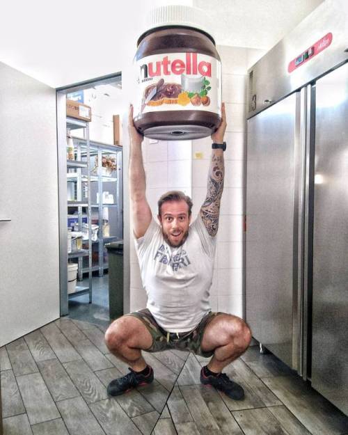 Porn Pics Nutella Overhead Squat 😂💪🏼🏋️‍♀️