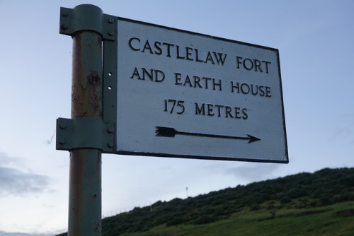 Castlelaw Iron Age Hillfort, Edinburgh, Scotland, 11.11.17.A large Iron Age Hillfort site which once