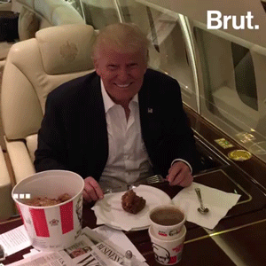 Donald J. Trump has a lot to say about what people eat! So what’s his diet? See more on BRUT
