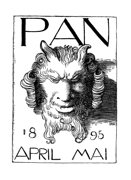 aesthethos:
“Front cover of Pan, april-may 1895 by Franz von Stuck (1863-1928).
”
