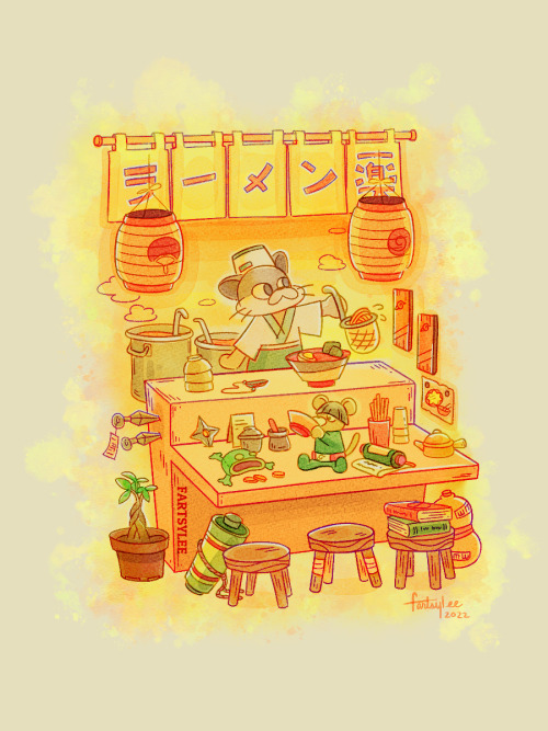 ✤ Shopkeeper Series (1/??)✤
Location: Ichiraku Ramen
Working on a mini-series involving a cat
working part-time as a shop keeper across
the m u l t i v e r s e (haha..)
I’ll have this available as a print soon!