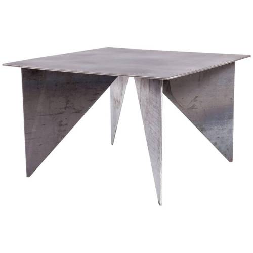 deestijl:Artist Made Architectural Steel Table by Robert Koch, USA 2018