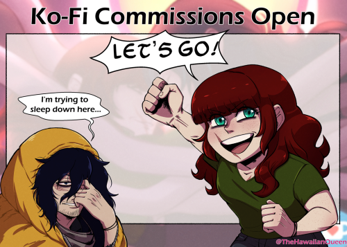 KoFi Commissions OPEN!!!2 slots are available!I will accept most things, including:OCsOCxCanonFanart