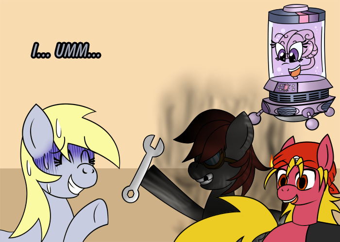 outofworkderpy:  Brainy: (Sigh) I lose so many good test subjects… Dynamo: Nah!