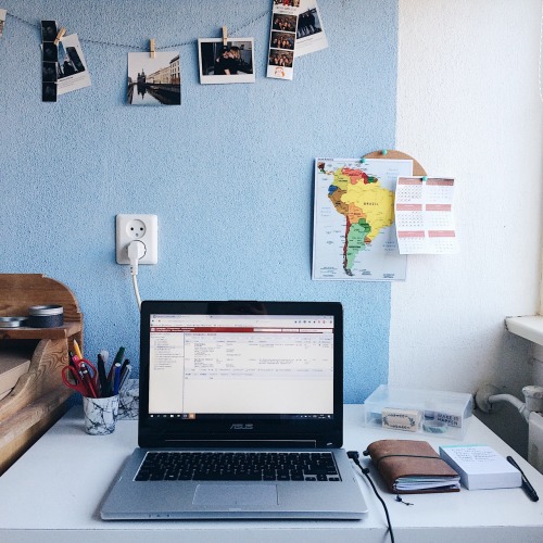 persistencetosuccess: january 23rd | My desk.