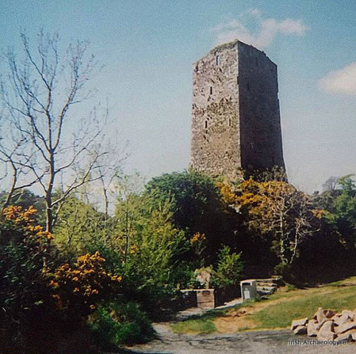 Ferrycarrig castle, Co Wexford, Ireland. Located on a prominent rock outcrop, it guarded an importan