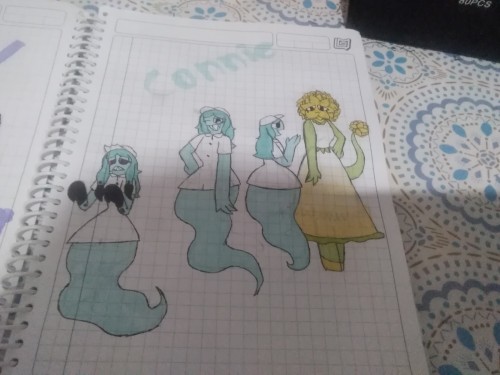 My Phone Died Today Because Of Drawing This Two Silly Idiots (also The Dino And The Cempasúchil Flower