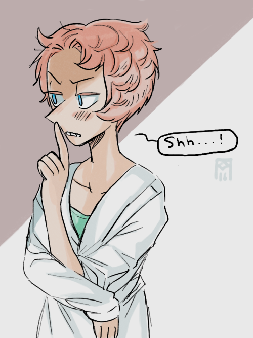 appleuniversing:  My Human!Pearl HC for me and @piierogi‘s “Ghost!Lapis and Human!Pearl AU 