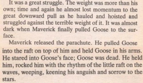 A Compilation Of Insane Moments From The Top Gun Novelization And Early Script Draft