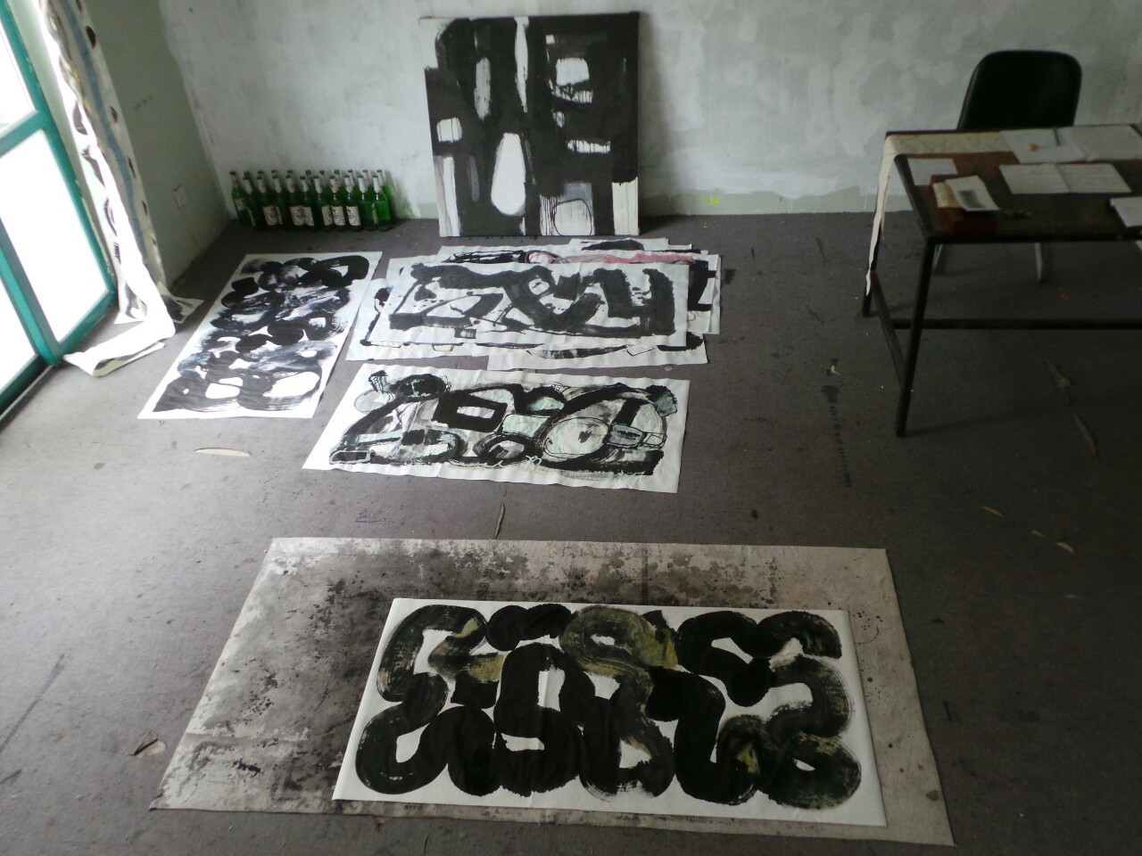 Paul Lorenz
Studio view, works on paper
Shangyuan Art Museum, 2014