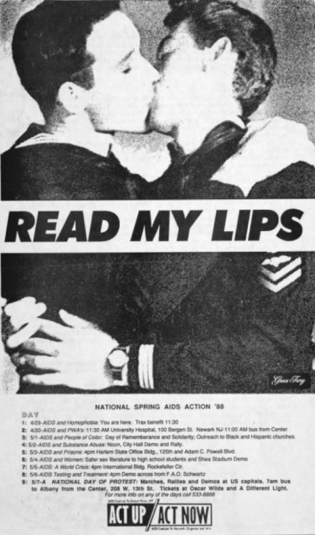Our History | For Orlando &amp; All Of UsGran Fury Collective x ACT UP, ‘Read My Lips