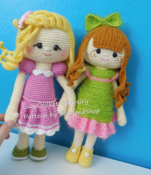 finally crochet her a friend ^-^<3 