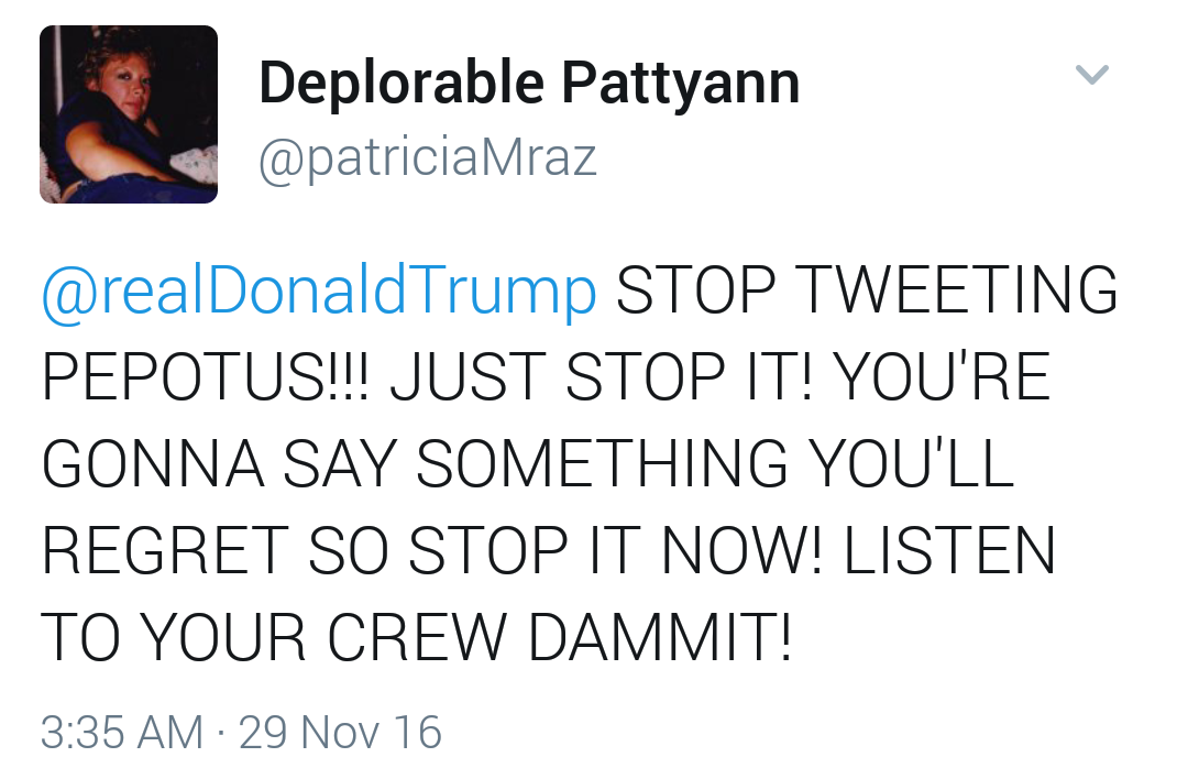 amuzed1:  trumpgrets: (there are A LOT a tweets like these from les deplorables miserables…