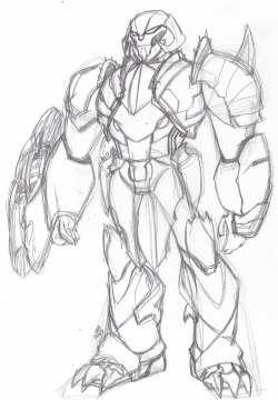 constantscribbles: TFA Style Bayformers Megatron