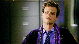 stonersciles:  Spencer Reid + purple