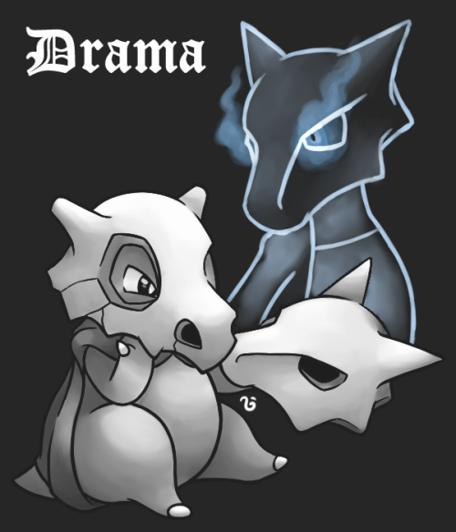  Artober, 20 - DramaI’m back! And I’ve brought an interesting company with me: a Cubone 