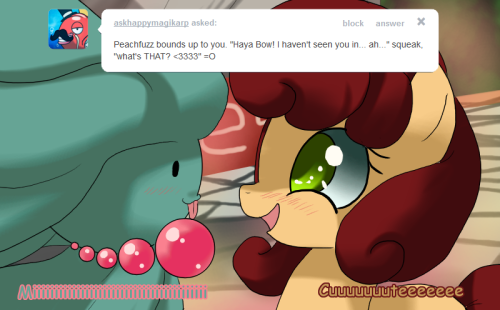 whitebowscorner:  White Bow: You can have him if you want… Mii: Miiiiiiiiiii!! White Bow: Sorry… You can’t have him…  X3