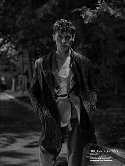 whatisajanis:  Janis Ancens for L’Officiel Hommes Italia FW2014 ‘UNTITLED’Ph:
