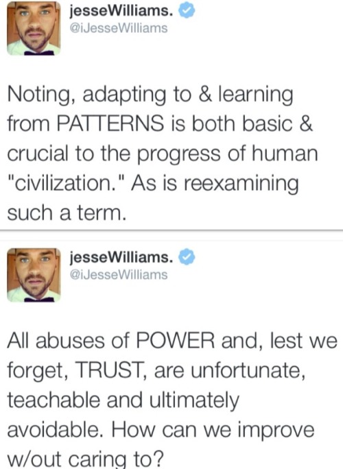 marvelousmission:  Jesse Williams went all in on twitter. Follow him, like now. 