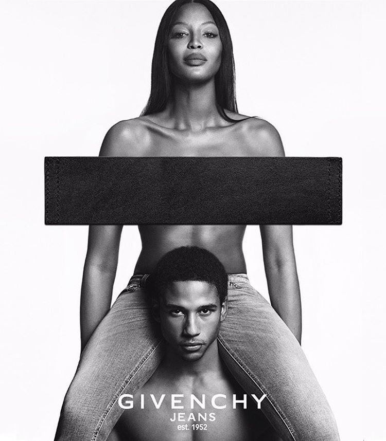 naomihitme:  Naomi and Justin Levy photographed by Luigi and Iango for Givenchy Jeans
