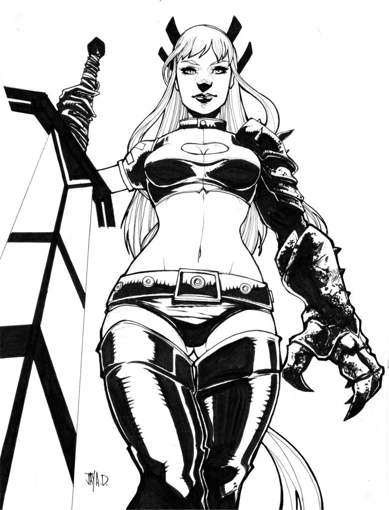 towritecomicsonherarms:  Magik 