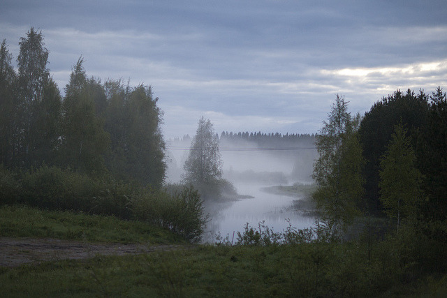 breathtakinglandscapes:  Midnight mist by neatmummy on Flickr.