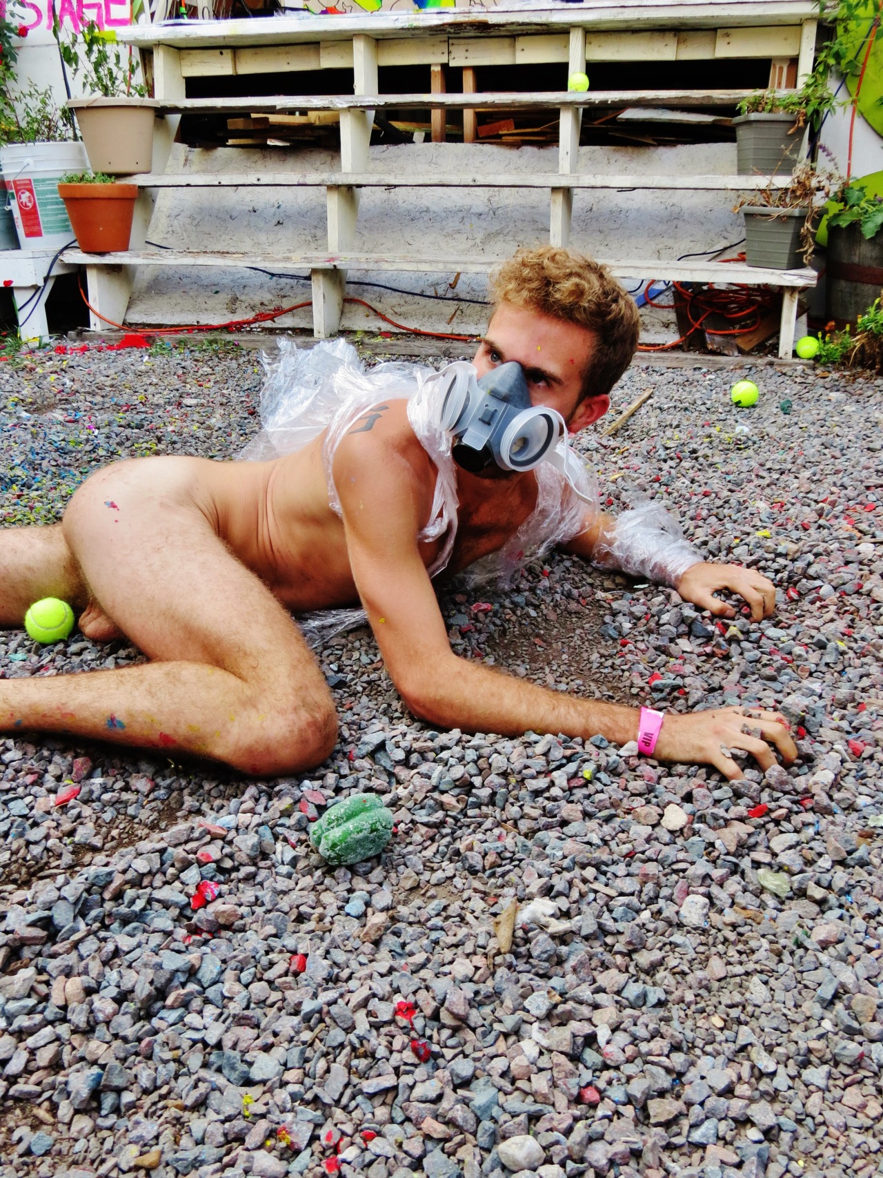 boywolfmeat:  BOY WOLF @ BUSHWIG 2013 the lines won’t protect you photographed